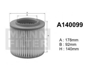 A140099 Filtr powietrza Denckermann