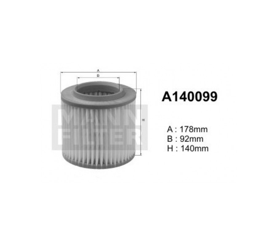 A140099 Filtr powietrza Denckermann