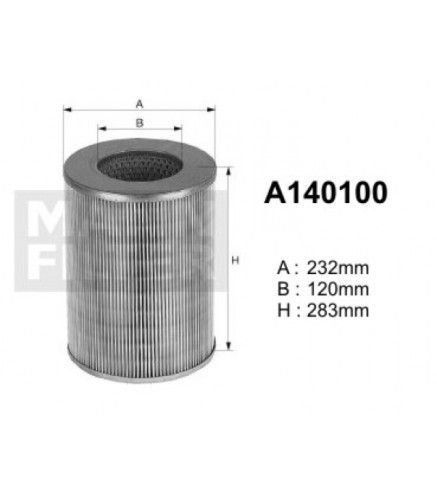 A140100 Filtr powietrza Denckermann