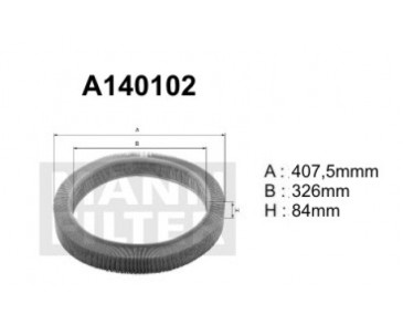 A140102 Filtr powietrza Denckermann