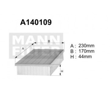 A140109 Filtr powietrza Denckermann