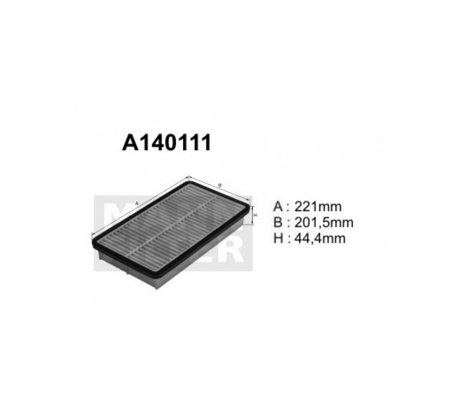 A140111 Filtr powietrza Denckermann