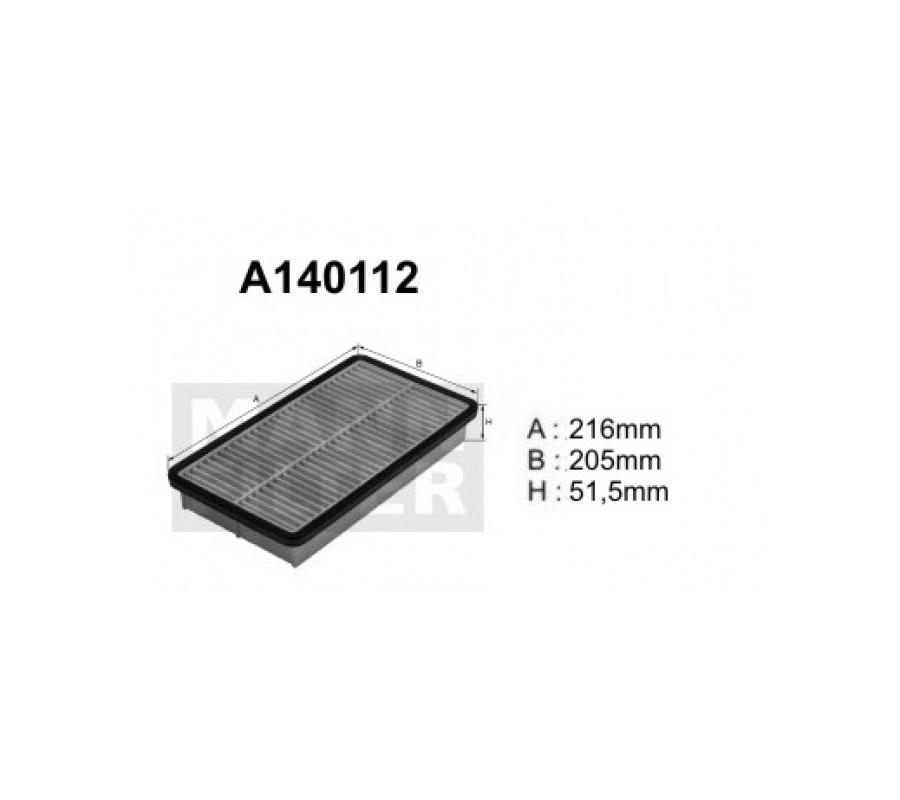 A140112 Filtr powietrza Denckermann