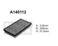 A140112 Filtr powietrza Denckermann