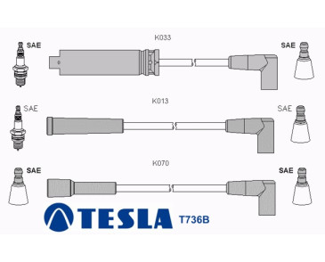 T736B (T440B) Przewody zapłonowe TESLADaewoo Nexia