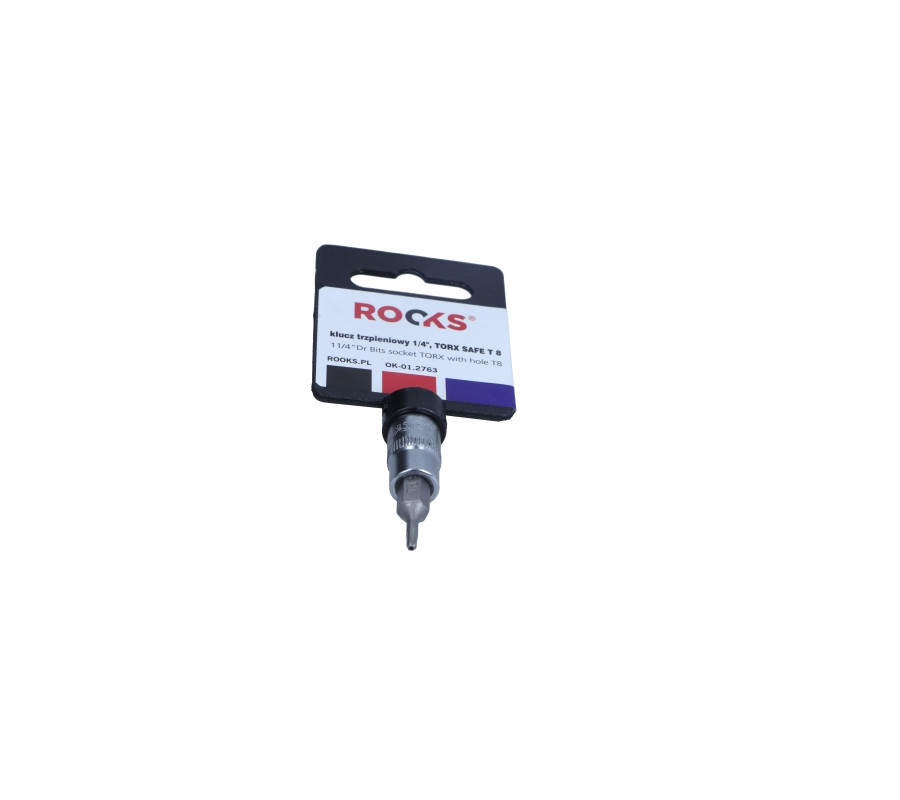 KLUCZ TRZPIENIOWY 1/4, TORX SAFE T 8