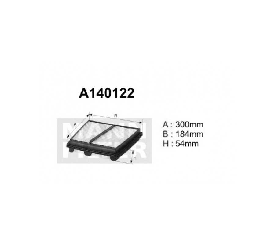 A140122 Filtr powietrza Denckermann