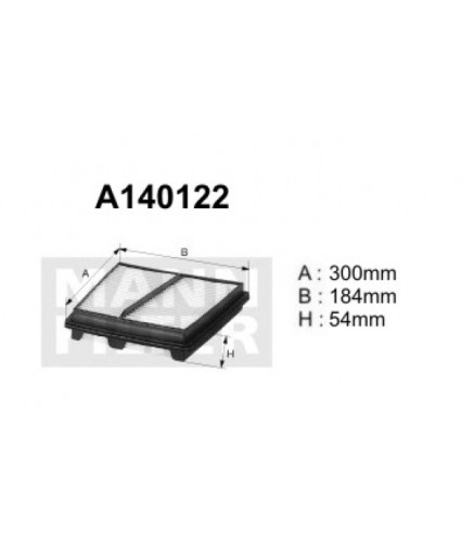 A140122 Filtr powietrza Denckermann