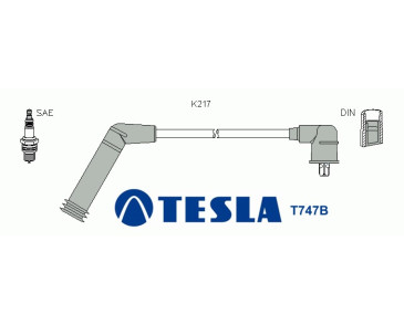 T747B Przewody zapłonowe TESLAHyundai