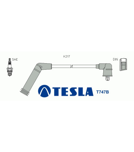T747B Przewody zapłonowe TESLAHyundai
