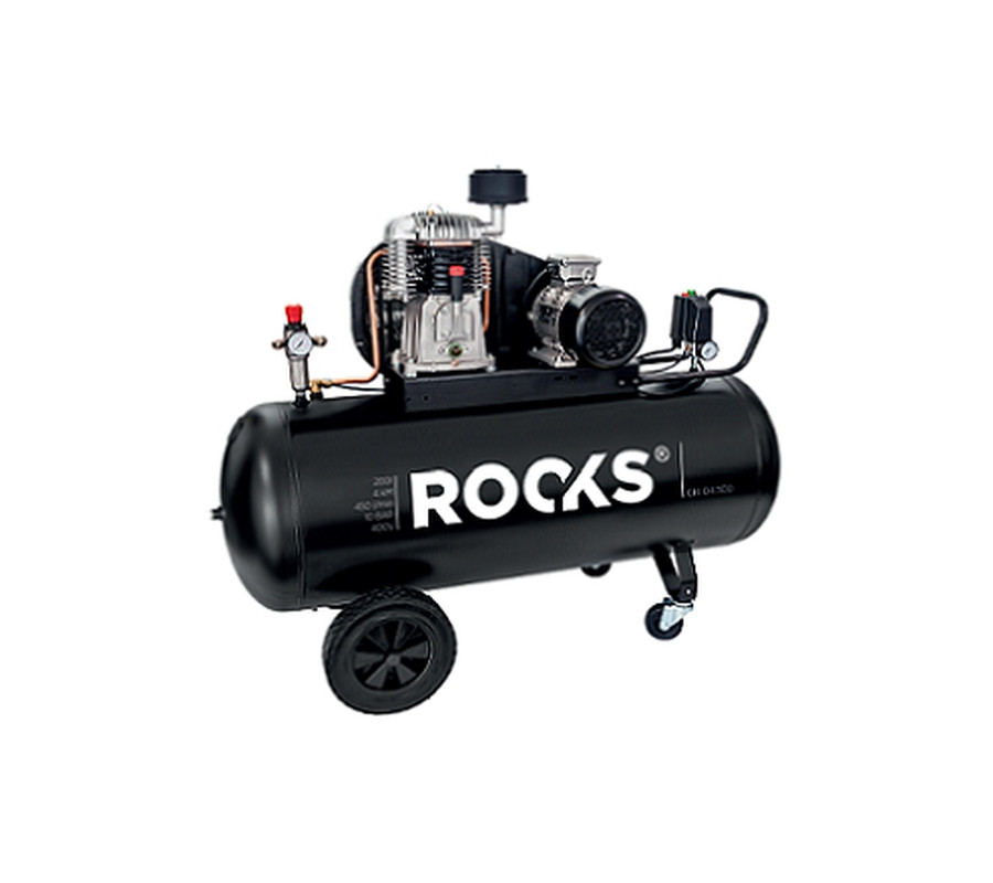 KOMPRESOR TŁOKOWY 200 L - 4 KM - 450 L/MIN - 10 BAR - 400V