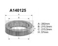 A140125 Filtr powietrza Denckermann