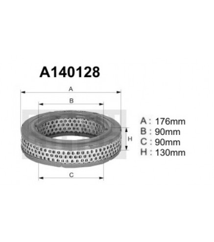 A140128 (AR274) Filtr powietrzaDENCKERMANN