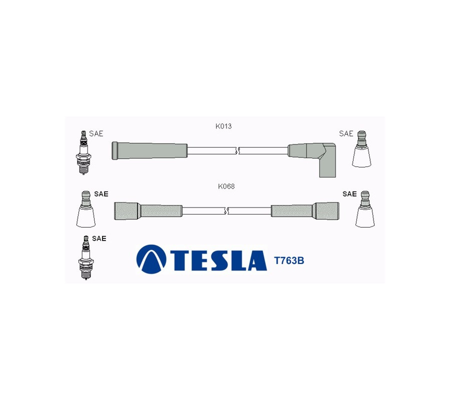 T763B Przewody zapłonowe TESLAOpel
