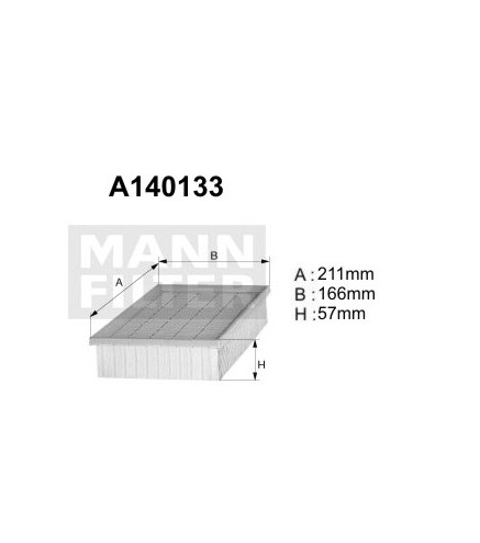A140133 (AP072) Filtr powietrzaDENCKERMANN