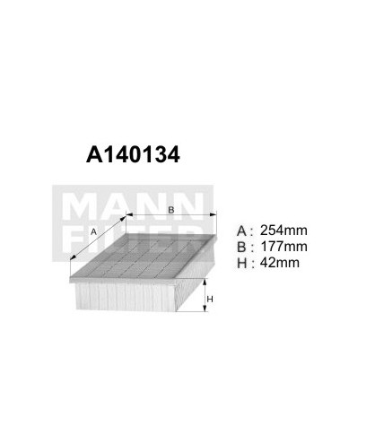 A140134 (AP151) Filtr powietrzaDENCKERMANN