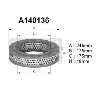A140136 Filtr powietrza Denckermann