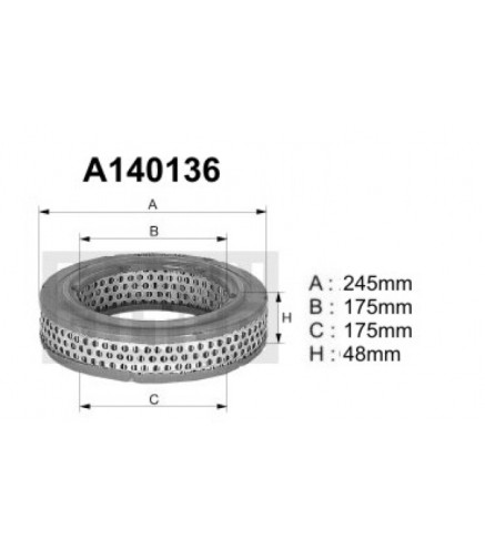 A140136 Filtr powietrza Denckermann
