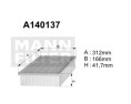 A140137 Filtr powietrza Denckermann