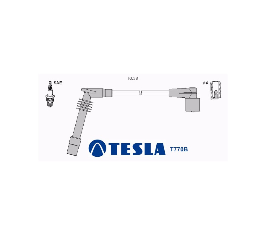 T770B Przewody zapłonowe TESLA