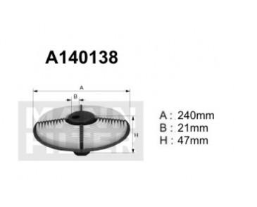 A140138 (AK337, A140240) Filtr powietrzaDENCKERMANN