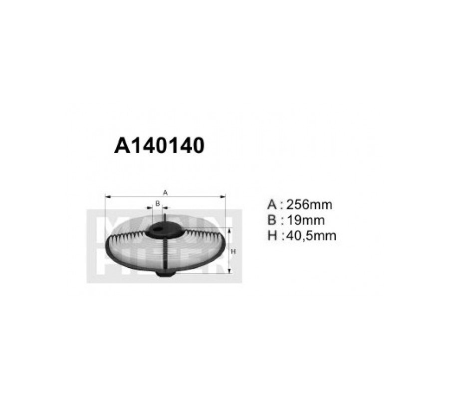 A140140 Filtr powietrza Denckermann