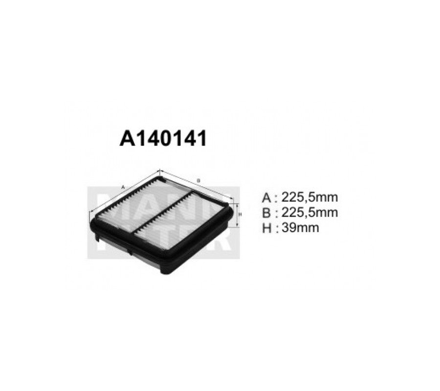 A140141 Filtr powietrza Denckermann