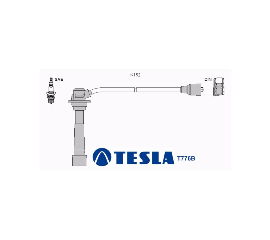 T776B Przewody zapłonowe TESLA