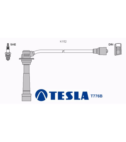 T776B Przewody zapłonowe TESLA