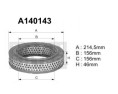 A140143 Filtr powietrza Denckermann