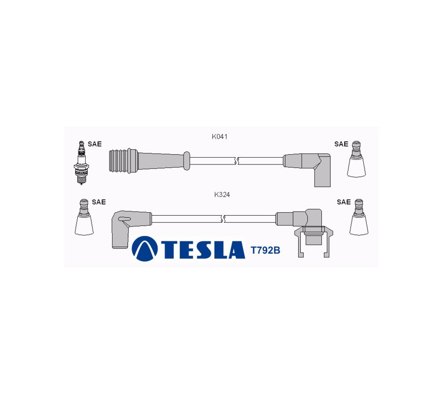 T792B Przewody zapłonowe TESLA