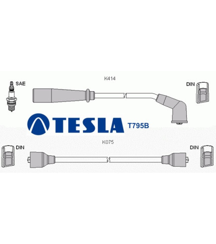 T795B Przewody zapłonowe TESLAKia