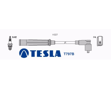 T797S Przewody zapłonowe TESLAKia