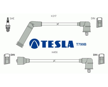 T799B Przewody zapłonowe TESLAHyundai