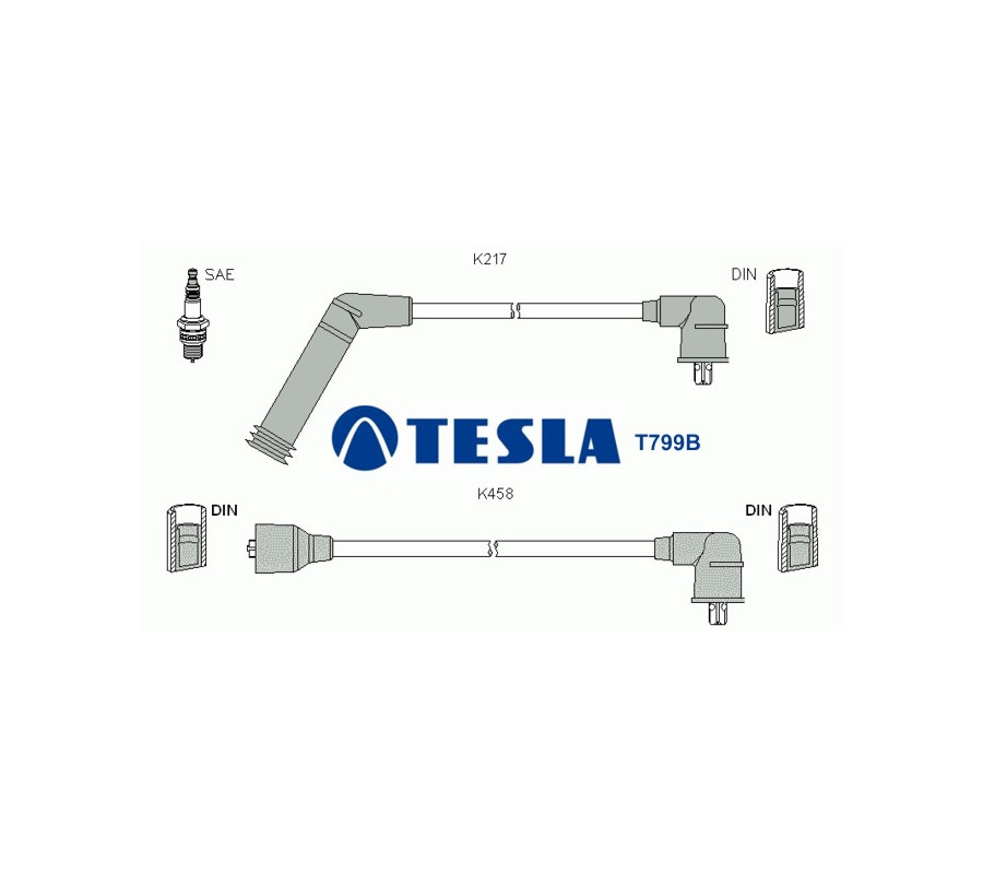 T799B Przewody zapłonowe TESLAHyundai