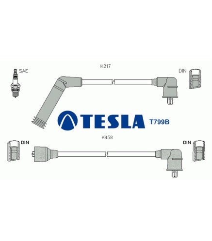 T799B Przewody zapłonowe TESLAHyundai