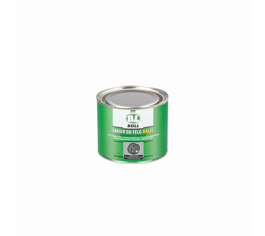 LAKIER AKRYLOWY 500ML CZARNY POŁYSK DO FELG SAMOCHODOWYCH / BOLL