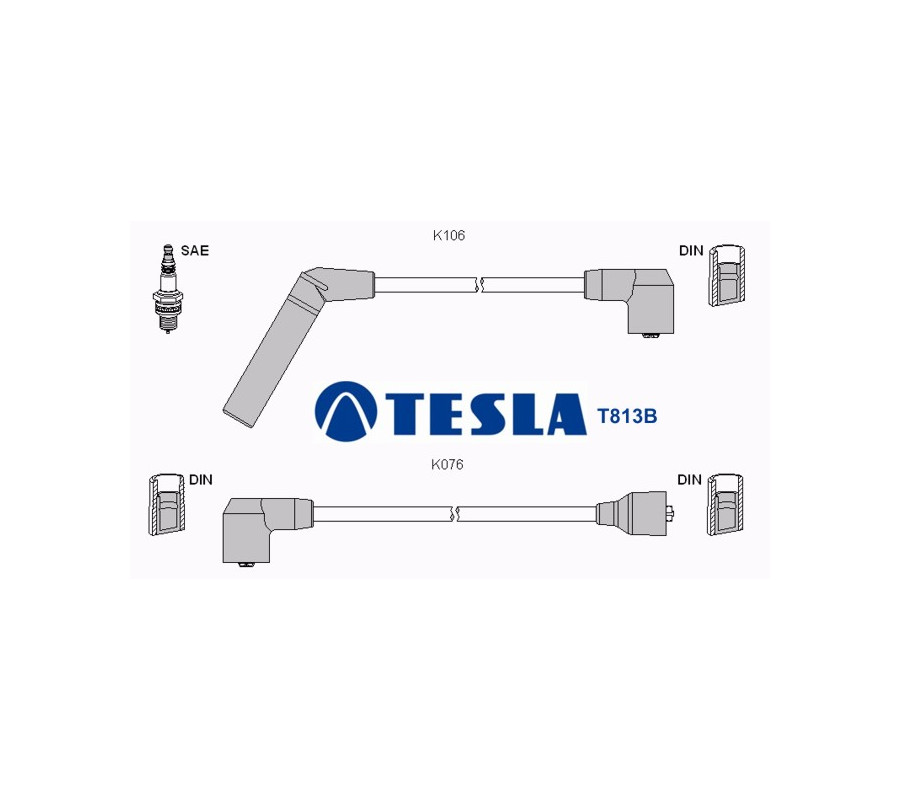 T813B Przewody zapłonowe TESLAChrysler