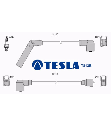 T813B Przewody zapłonowe TESLAChrysler