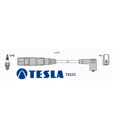 T823C (T062B) Przewody zapłonowe TESLAVW