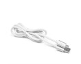 KABEL DO ŁADOWAREK - MICRO USB 100CM BIAŁY SILIKONOWY