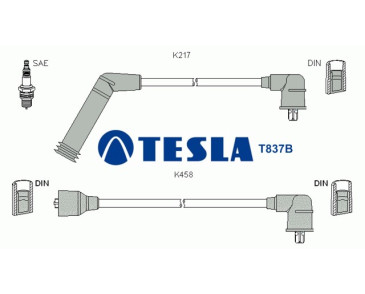 T837B Przewody zapłonowe TESLAHyundai