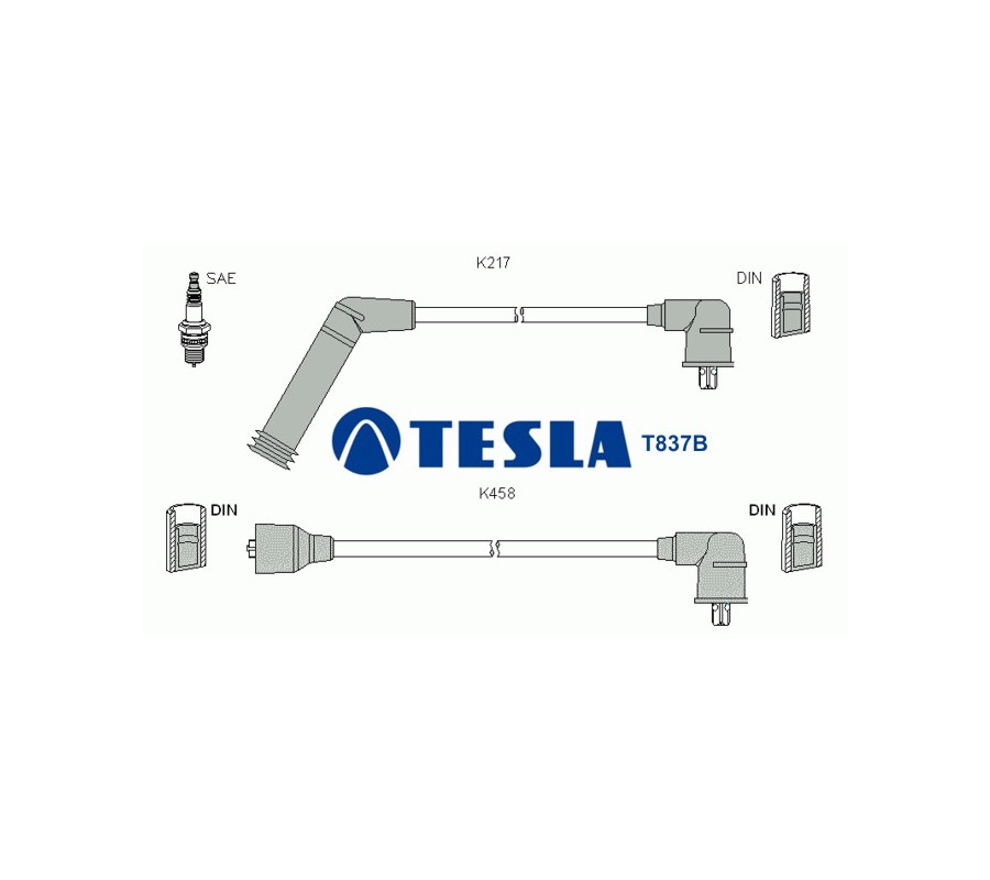 T837B Przewody zapłonowe TESLAHyundai
