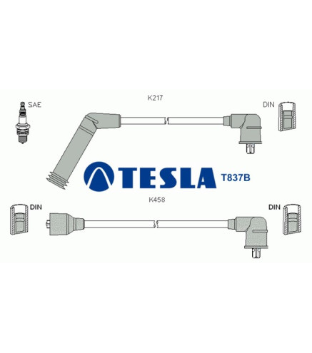 T837B Przewody zapłonowe TESLAHyundai