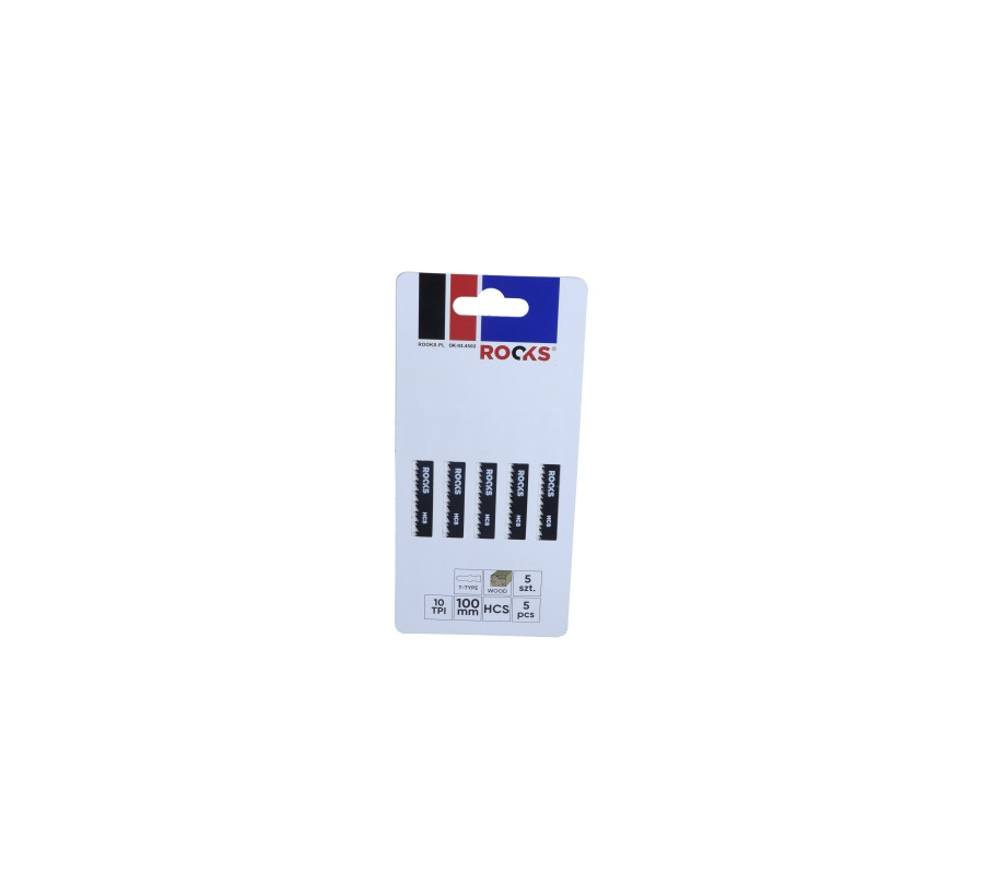 BRZESZCZOT DO WYRZYNARKI HCS, TYP T, DREWNO, 10 TPI X 100 MM, KPL 5 SZT