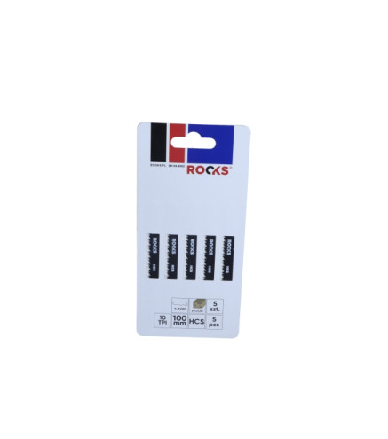 BRZESZCZOT DO WYRZYNARKI HCS, TYP T, DREWNO, 10 TPI X 100 MM, KPL 5 SZT