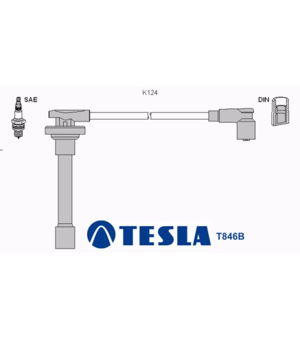 T846B Przewody zapłonowe TESLAHonda