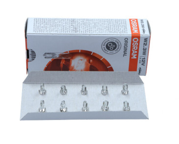 ŻARÓWKA W2,3W 12V/2,3W ORIGINAL 12V 10 SZT.
