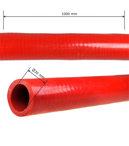 PRZEWÓD WODY UNIWERSALNY PROSTY SIL. 20X1000MM