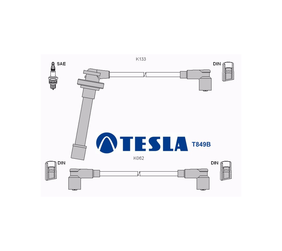 T849B Przewody zapłonowe TESLANissan
